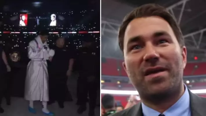 Eddie Hearn Reveals Anthony Joshua Had A Big Problem Minutes Before Walking Out