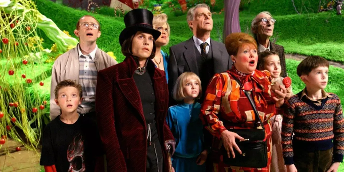 Johnny Depp took over as Wonka for the 2005 film (