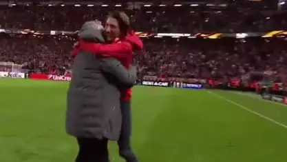 WATCH: Jose Mourinho Celebrates With Son After Europa League Triumph