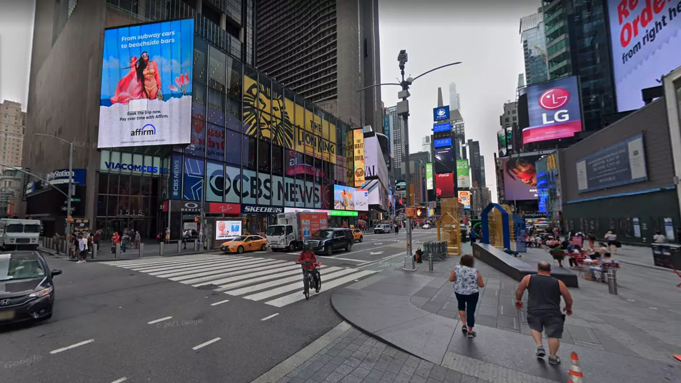 Time square in June 2021. (