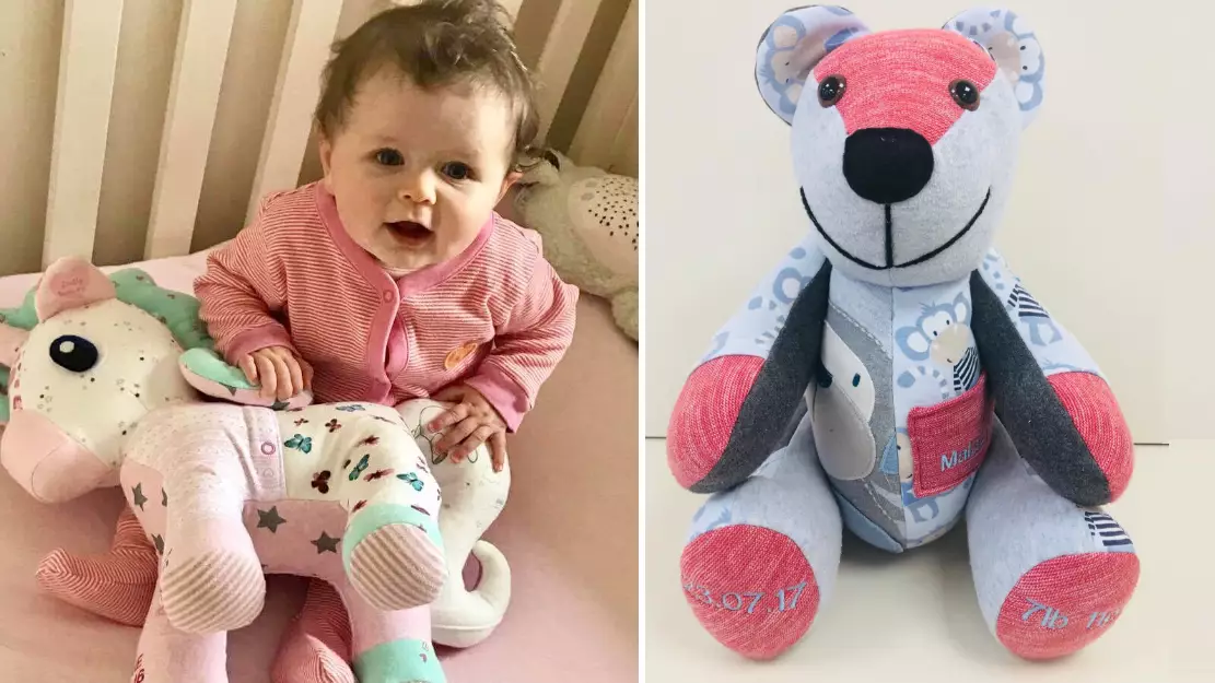 You Can Make A Memory Bear From Your Babies Old Clothes