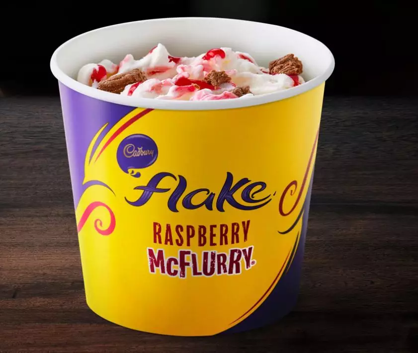 It's never too cold for a Raspberry Flake McFlurry. (