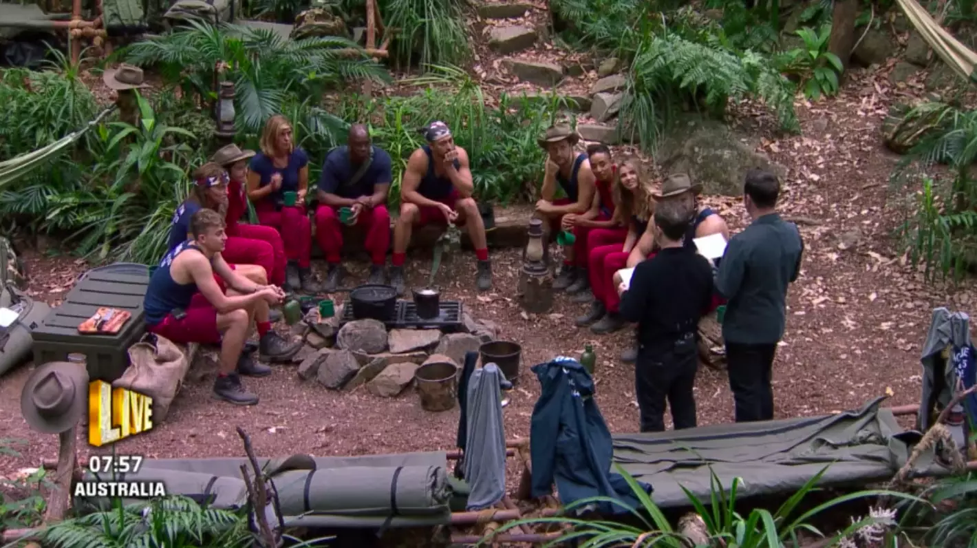Ant and Dec visit the campmates at roughly 8am to read the results of the vote (