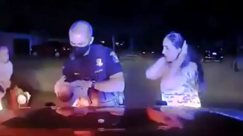 Heartstopping Moment Cop Saves Three-Week-Old Baby From Choking