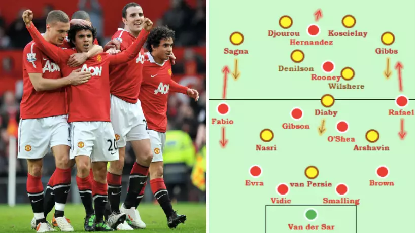 On This Day In 2011, Man Utd Beat Arsenal With 'The Worst Midfield In Premier League History'