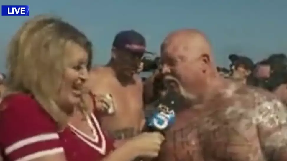 Reporter Is Vomited On During Fourth Of July Broadcast 