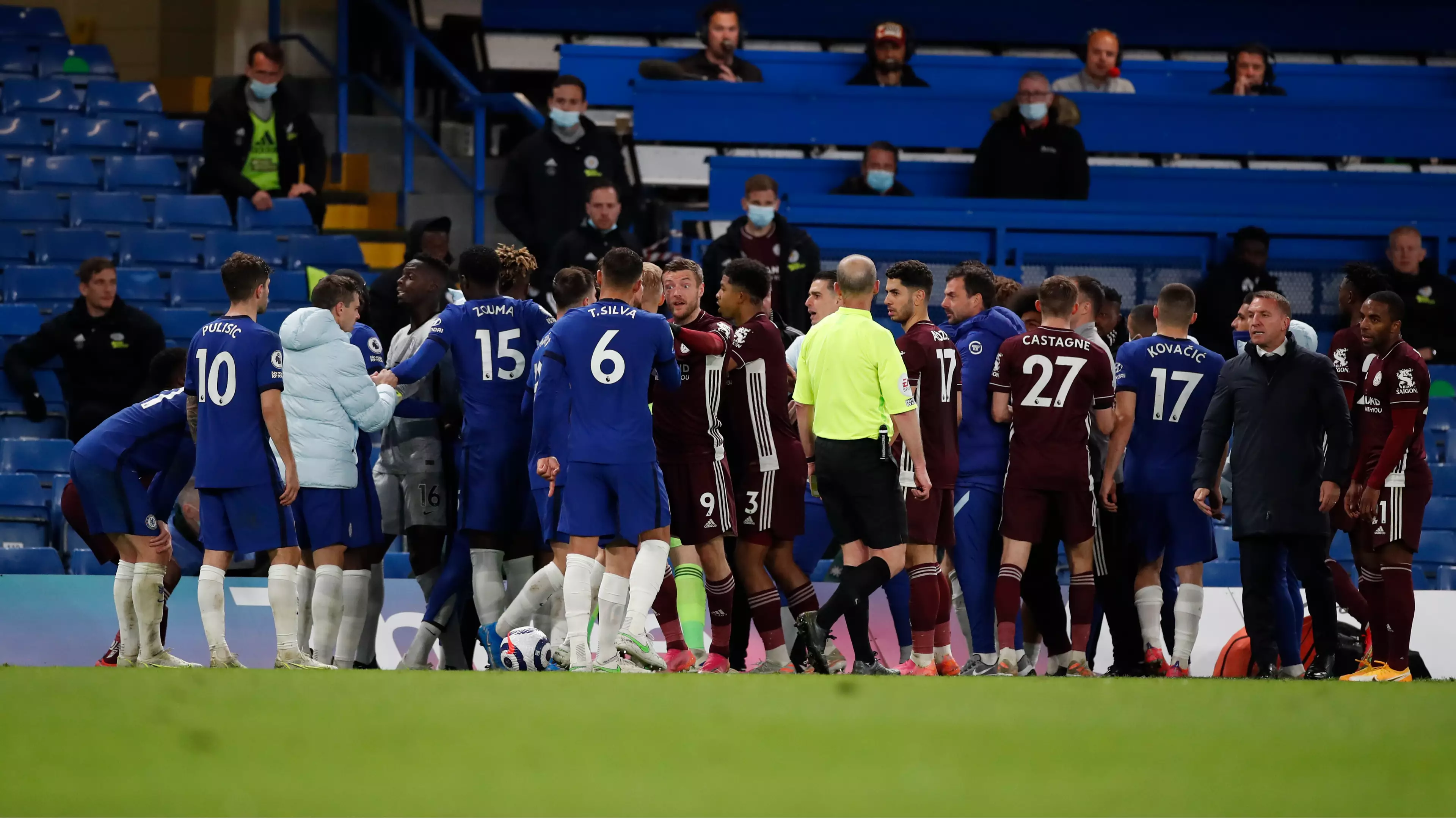 Chelsea Could Face Points Deduction For 20-Man Brawl During Win Over Leicester City 