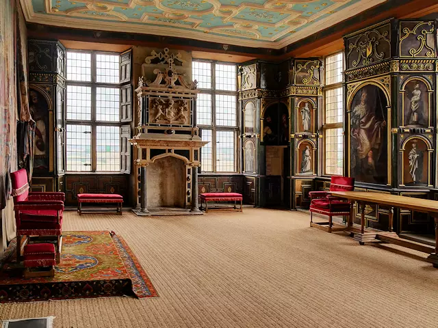 The Star Chamber in Bolsover Castle /