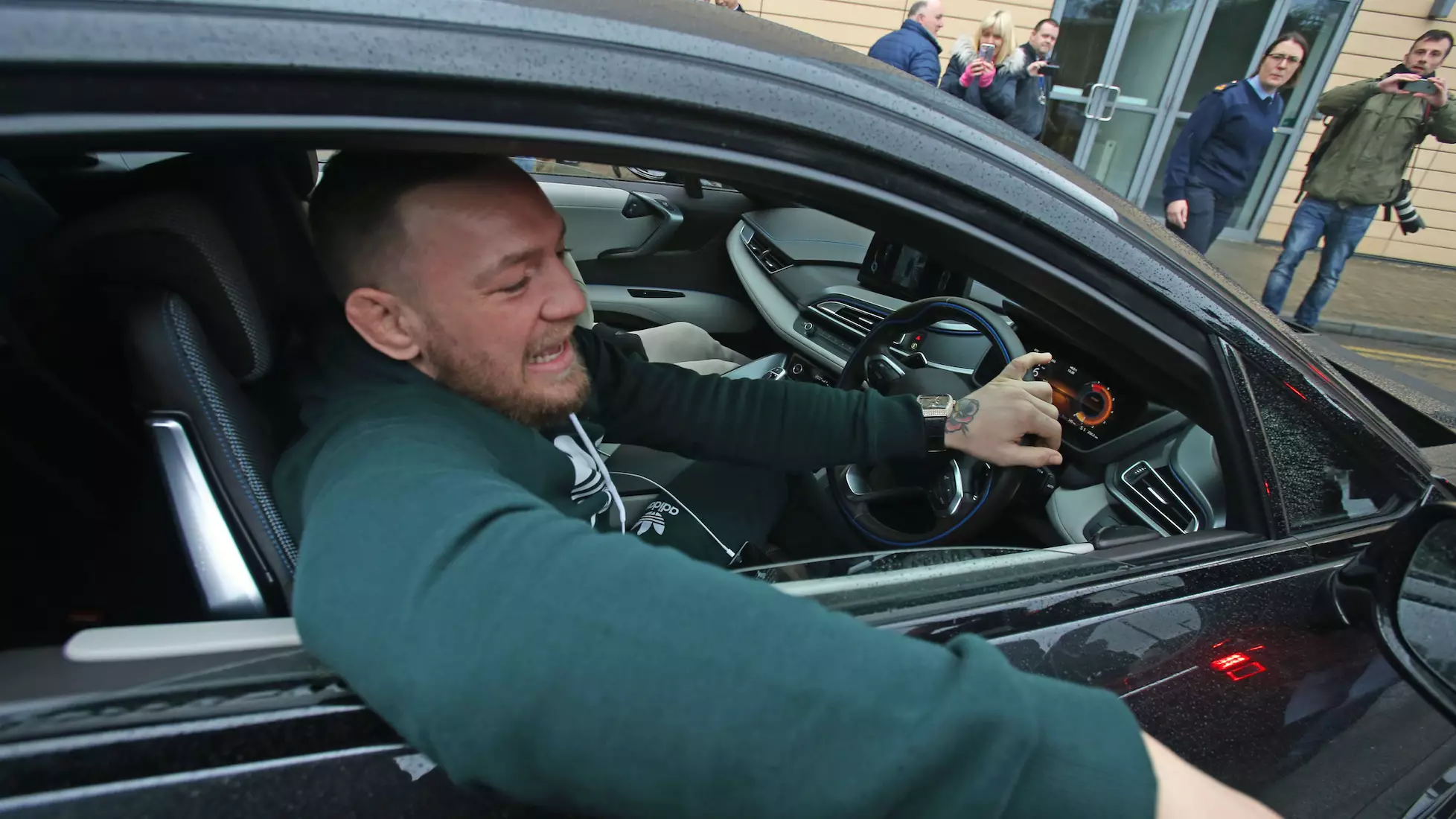 Conor McGregor Causes Outrage As He 'Films Himself Driving' 