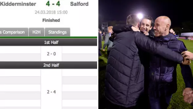 Non-League Salford City Produce Incredible Comeback From 4-0 Down