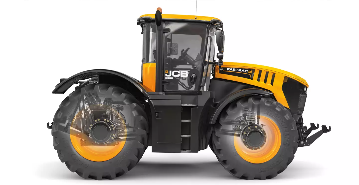 The JCB Fastrac 8000 Production Model.