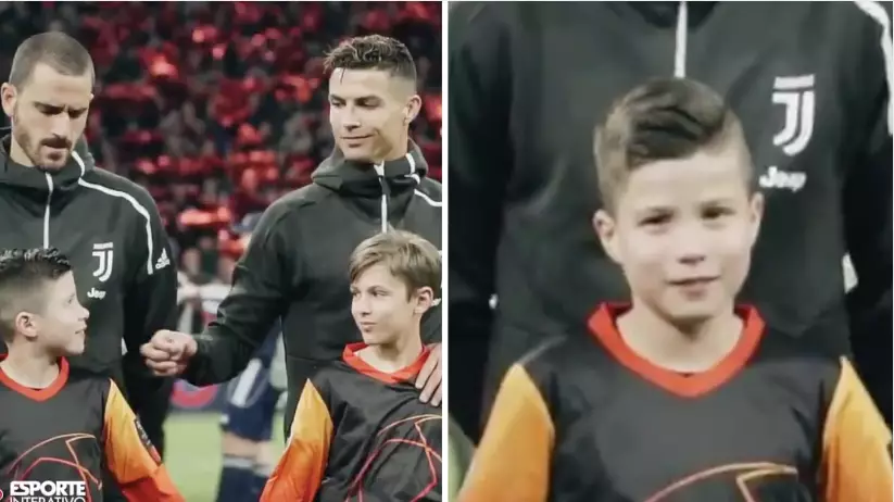 Everyone Spotted What Cristiano Ronaldo Did During The Champions League Anthem 