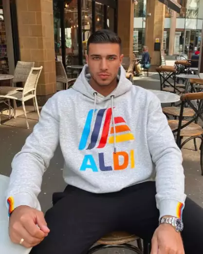 Back in April, Tommy was rinsed again after he wore an Aldi hoody on social media (