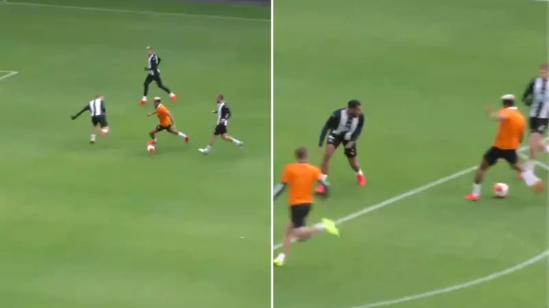 Newcastle Upload Footage From Training Match, Fans Immediately React