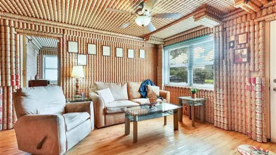 Home Decorated Entirely With Budweiser Beer Cans Goes Up For Sale