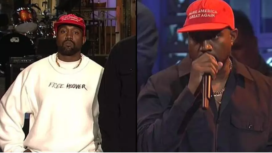 Kanye West Goes On Pro-Donald Trump Rant On 'Saturday Night Live'