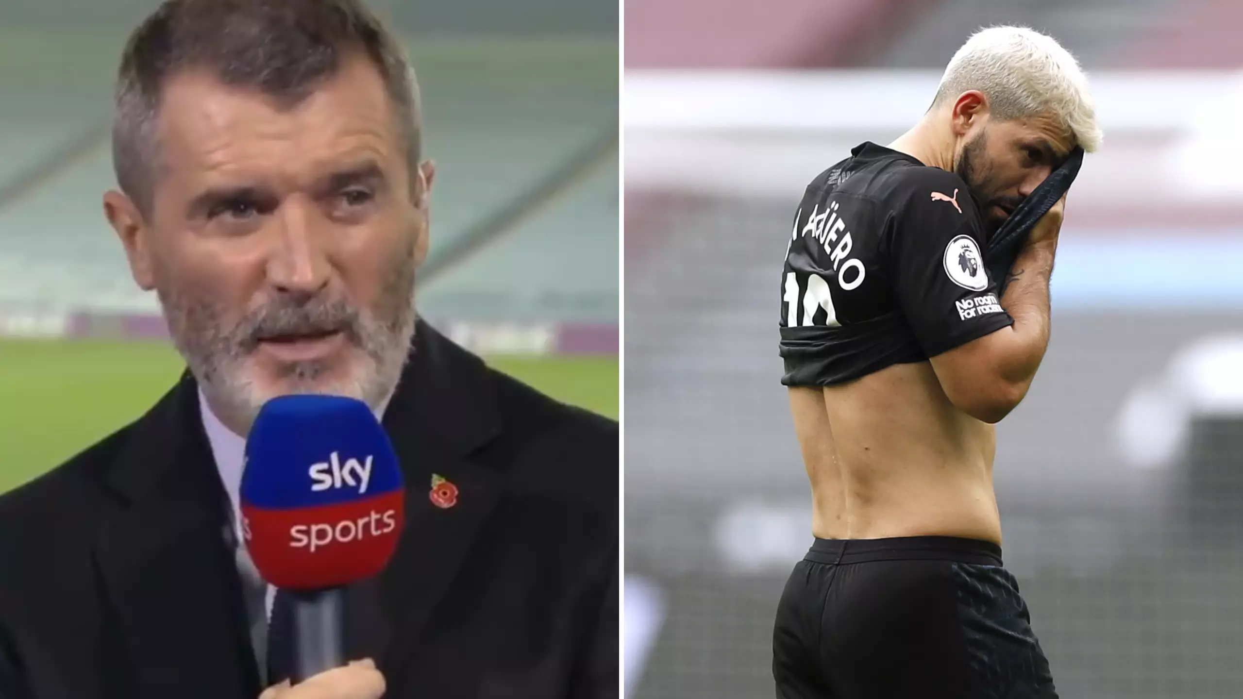 Roy Keane Slams Sergio Aguero For Being 'Overweight' After Returning From Injury