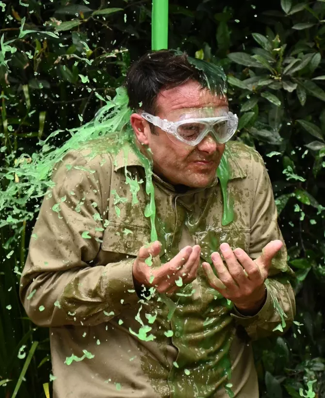 Ant gets coated in slime! (