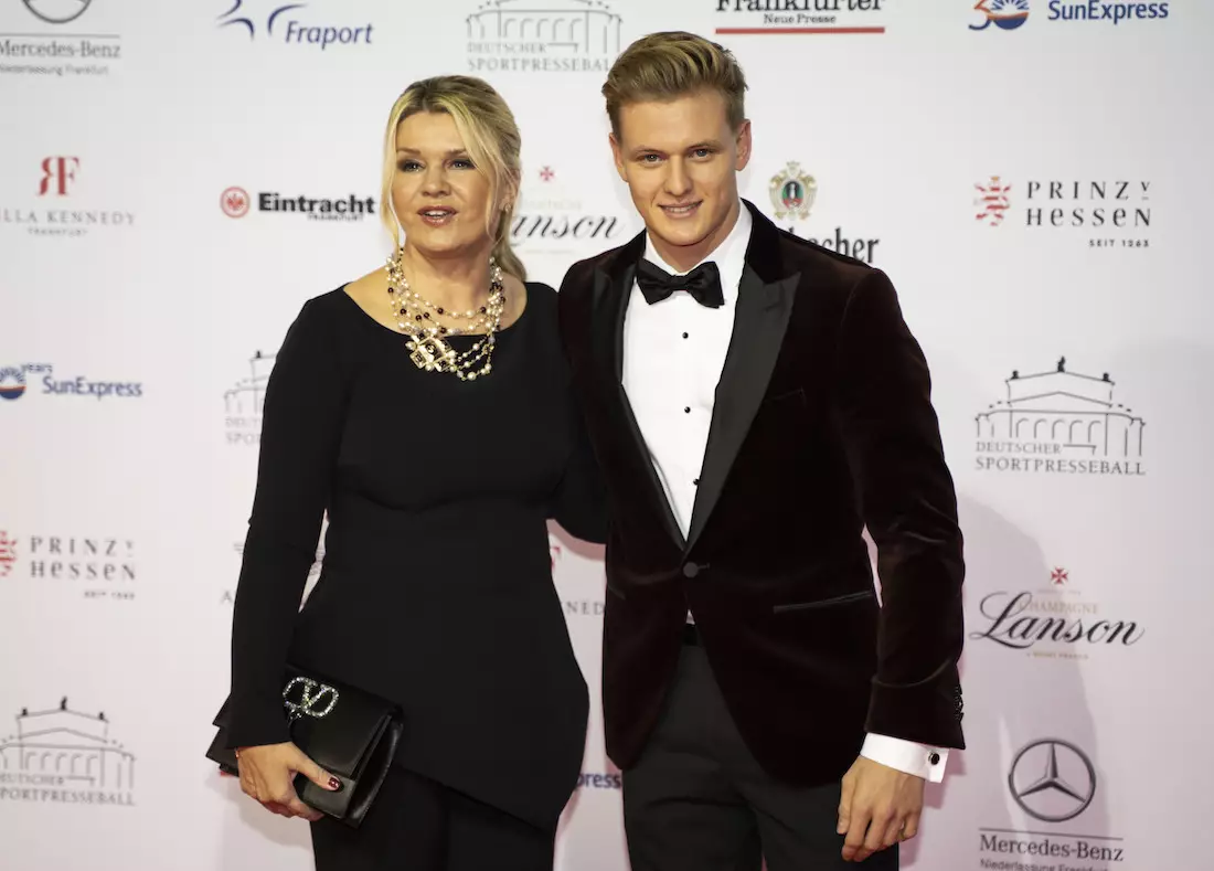 Corinna and her son Mick.