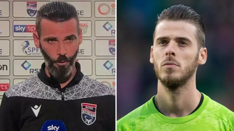 Ross County Manager Reacts After David De Gea Tweets About Them Looking Alike