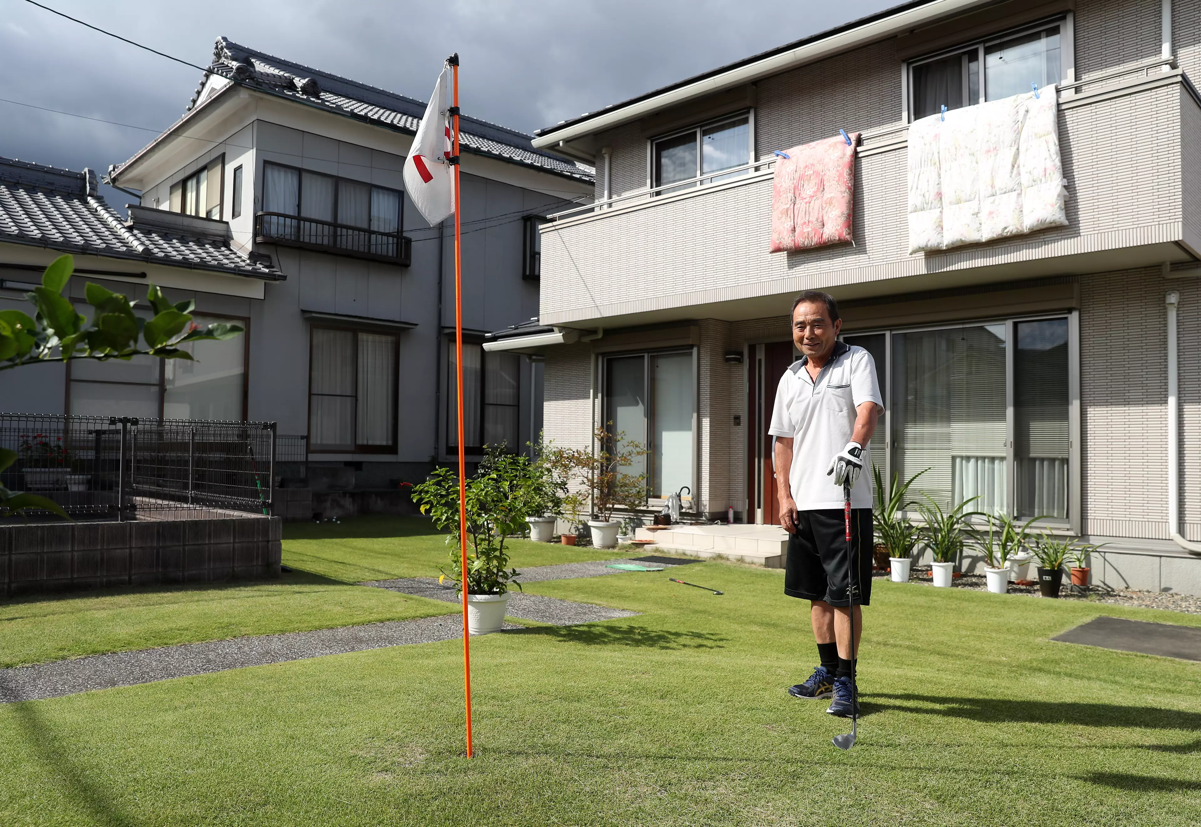 Just do what this bloke did to his front lawn: make your own golf course.
