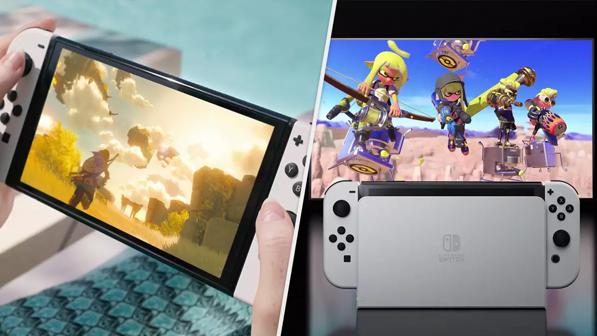 Nintendo Reveals New Switch - The OLED Model