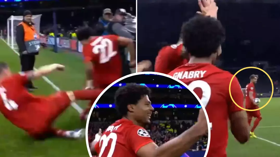 Serge Gnabry Gets Drop-Kicked By Sule Then Martinez Smashes His Hat-Trick Ball Into The Crowd