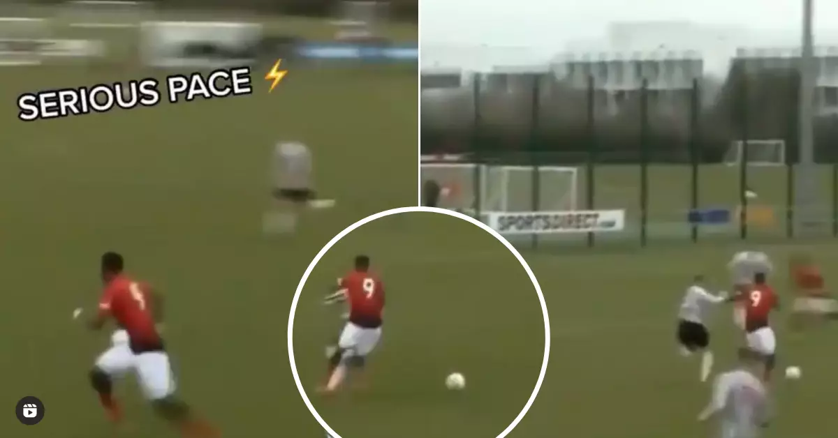 Manchester United Wonderkid Shows Amazing Pace And Skill In Solo Goal
