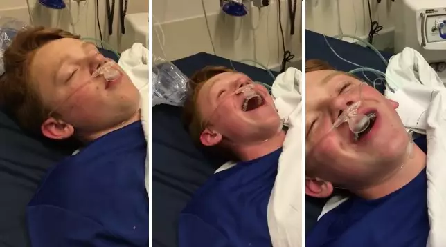 Lad Coming Out Of Anesthesia Goes On Hilariously Epic Rant