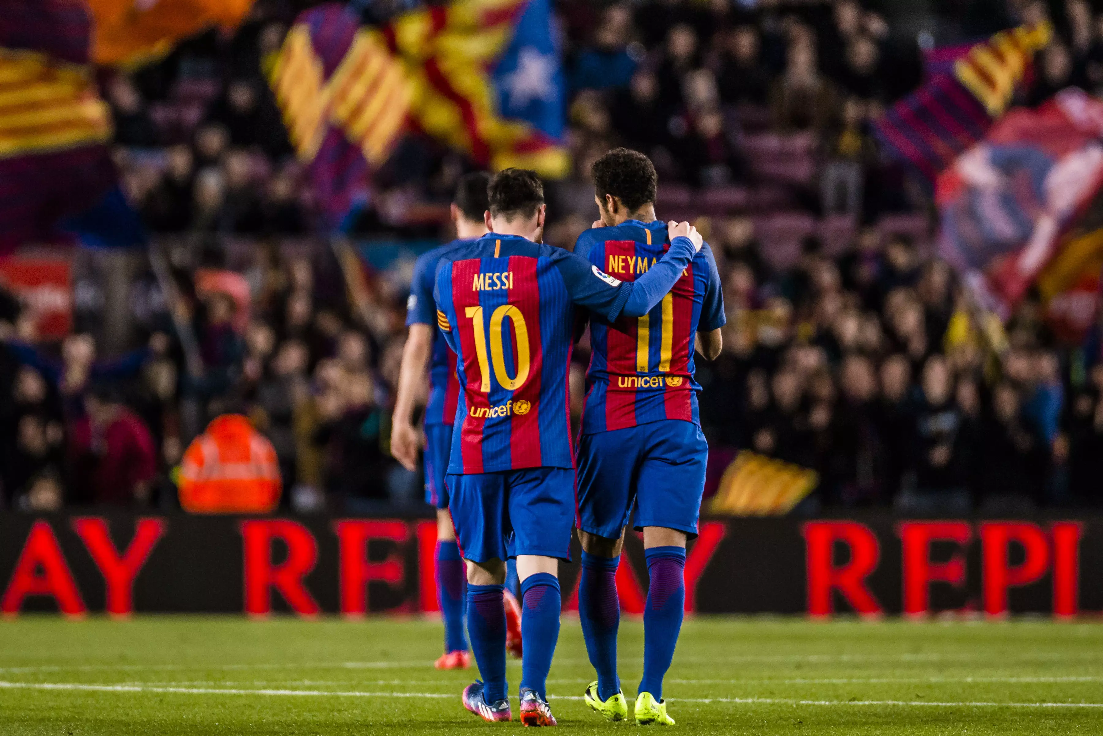 Messi and Neymar back together again would be frightening for any opposition. Image: PA Images