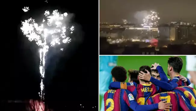 PSG Fans Set Off Fireworks At Barcelona Team Hotel At 5am, One Was Arrested