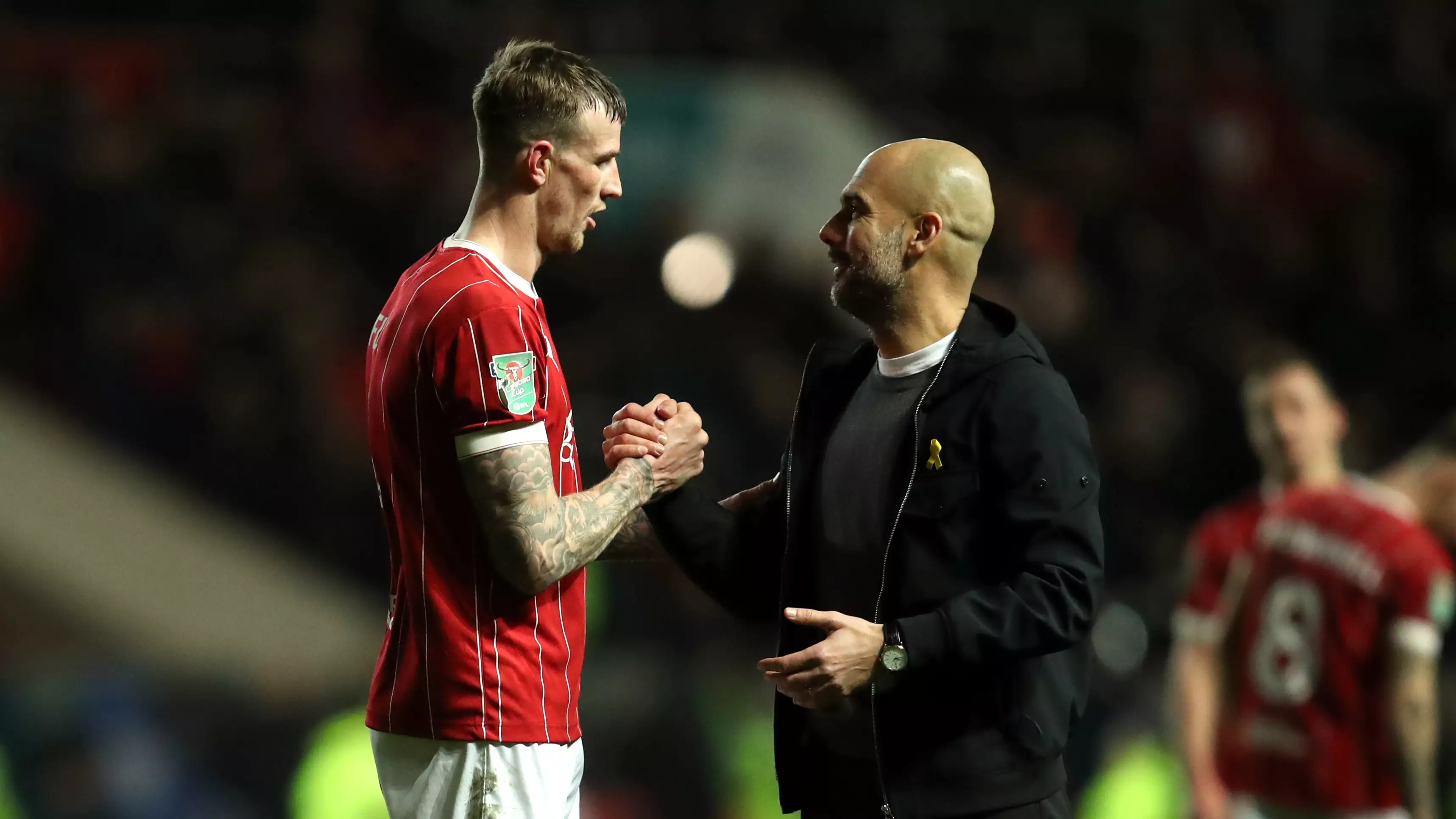 What Bristol City Defender Aden Flint Actually Said To Pep At Full-Time