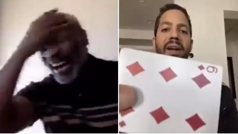 Mike Tyson Left Completely Shocked By David Blaine's Mind-Blowing Card Trick  