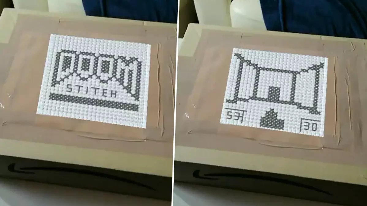 You Can Now Play 'DOOM' On Cross-Stitch, Yes, You Read That Right