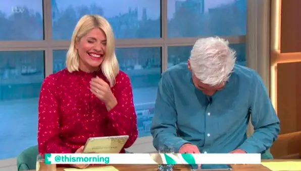 Holly Willoughby and Phillip Schofield couldn't contain themselves (