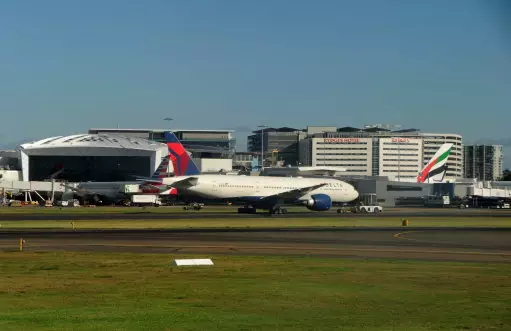 Stock image of Sydney Airport in 2018.