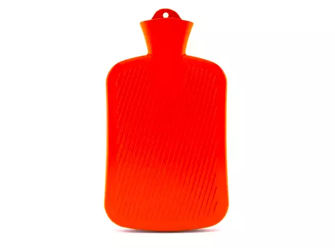 Just fill up your standard hot water bottle with cold or lukewarm water (