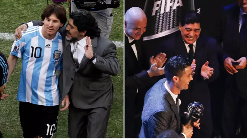 Diego Maradona Brilliantly Answered The Lionel Messi Vs. Cristiano Ronaldo Debate