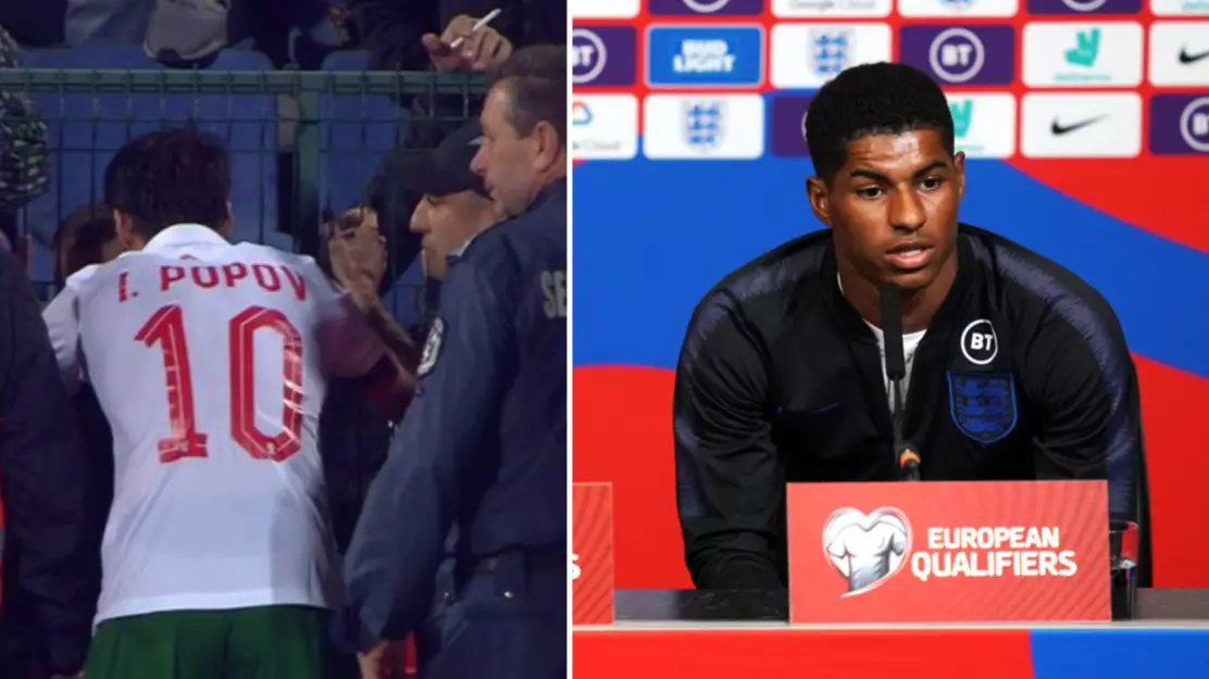 Marcus Rashford Sends Message To Bulgaria Captain After He Confronted Racist Fans At Half Time