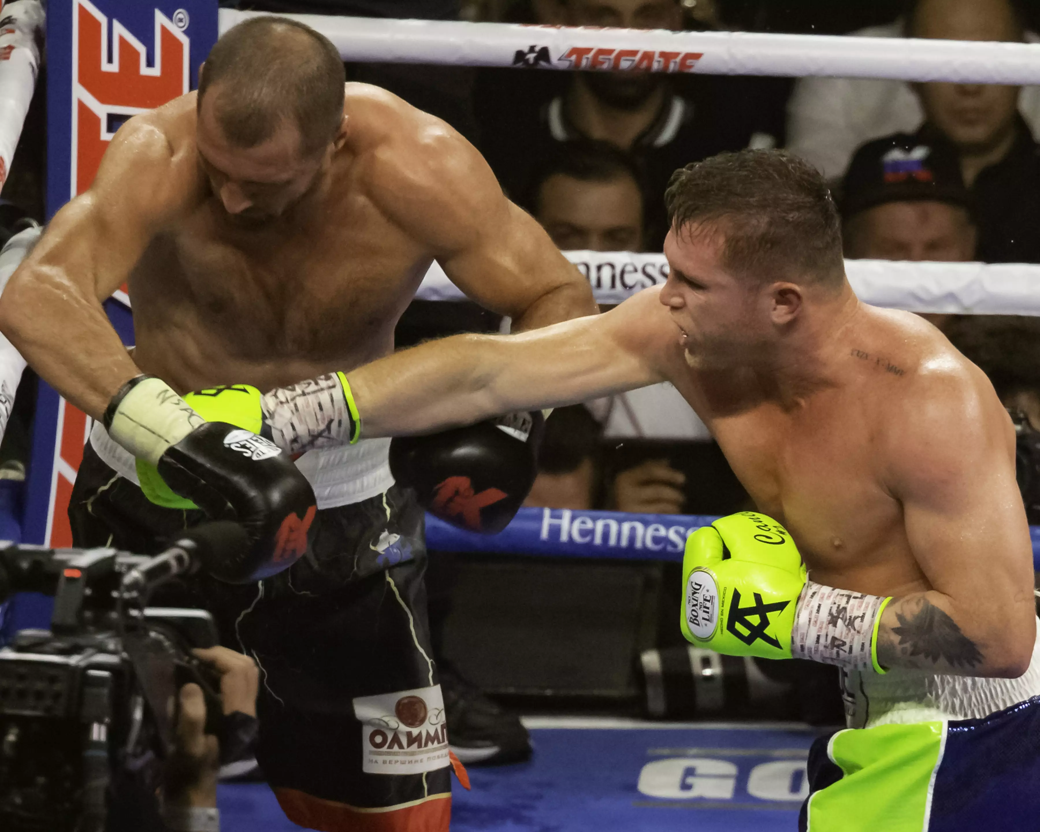 Canelo beat Sergey Kovalev earlier this month to become a four-weight world champion