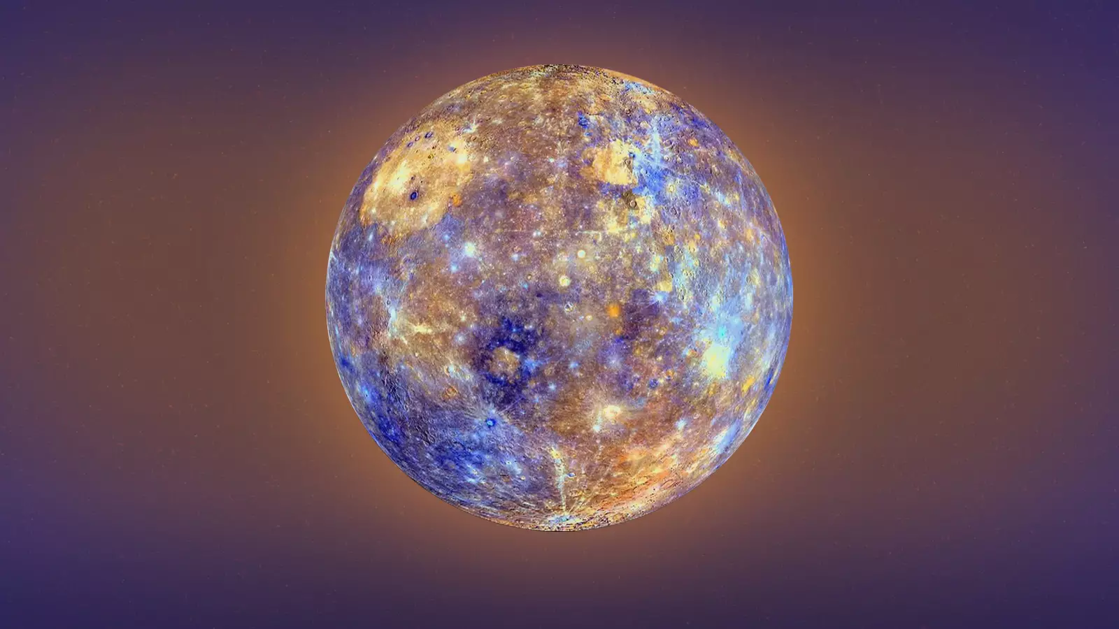 The surface of Mercury.