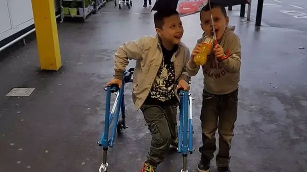 ​Heartless Thieves Steal Little Boy's Walking Frame And Wheelchair