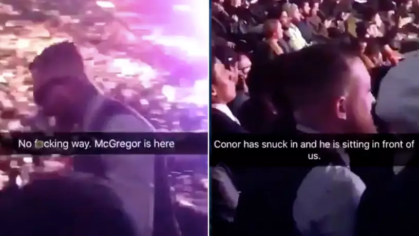 People Reckon They Spotted Conor McGregor In The Crowd At UFC 223 