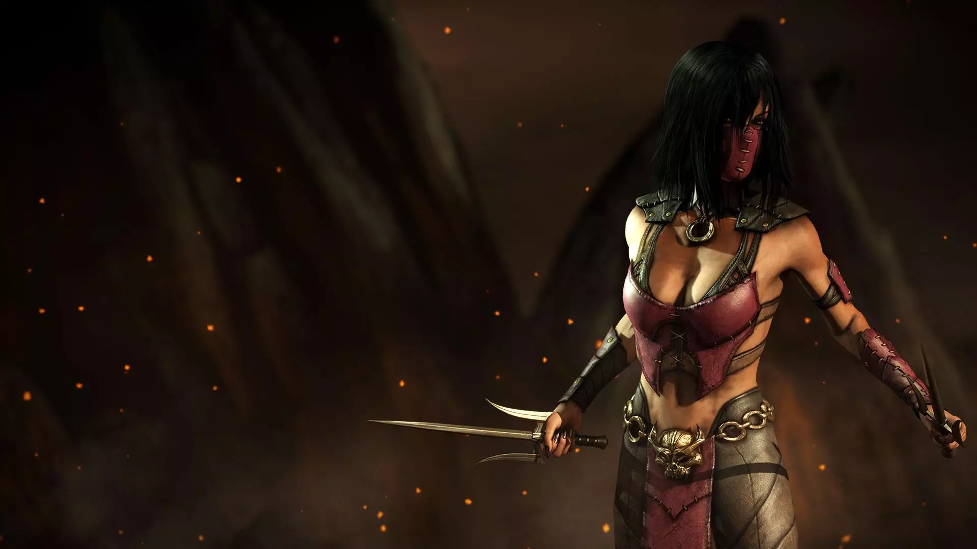 Mileena as she appears in Mortal Kombat X /