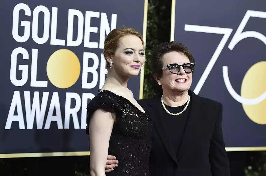 Emma Stone and Billie Jean King.