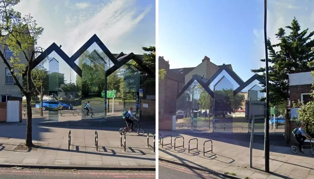 People Don't Realise This Giant Mirror Is Actually A House