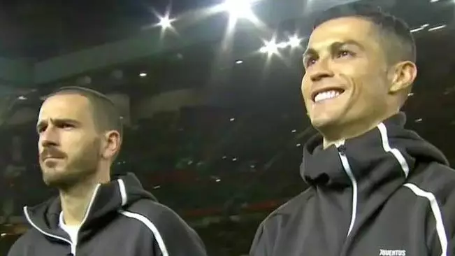 Cristiano Ronaldo Looked Absolutely Delighted To Be Back Playing At Old Trafford
