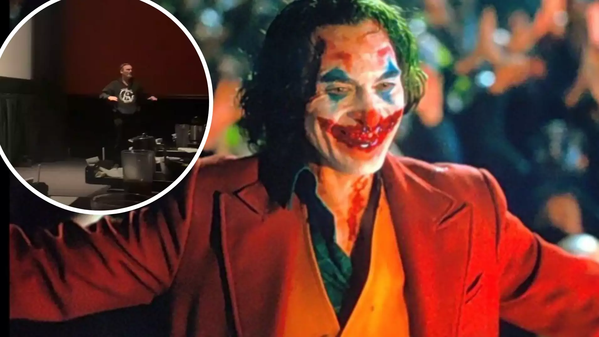 Joaquin Phoenix Shows Up At Screening Of Joker