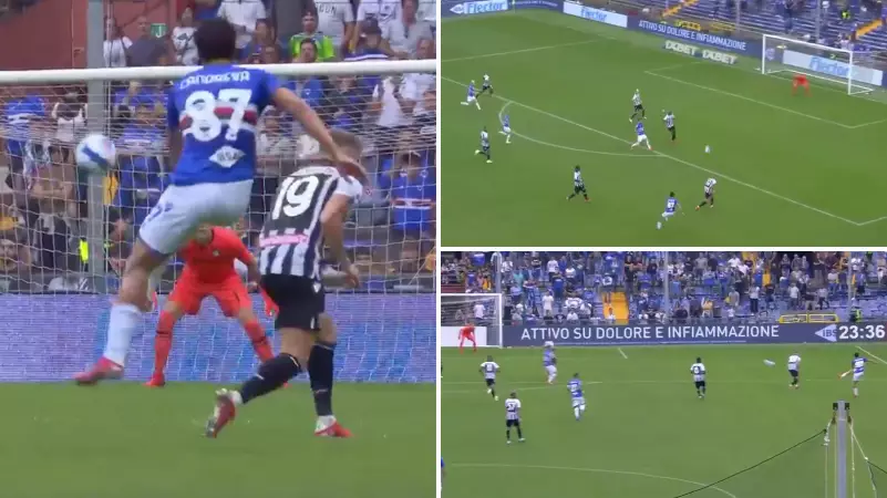 Sampdoria's Antonio Candreva Scores Goal Of The Season Contender vs. Udinense, It's The Definition Of Top Bins