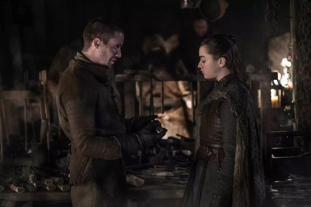 Arya and Gendry got down to business.
